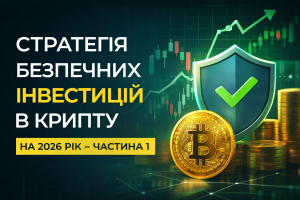  Стратегія безпечних інвестицій в крипту на 2026 рік. Частина 1